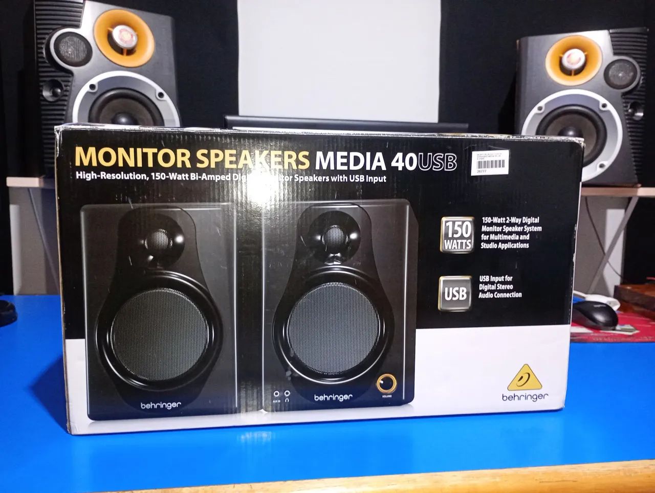 Monitor de referência Behringer Média 40usb - Foto 5