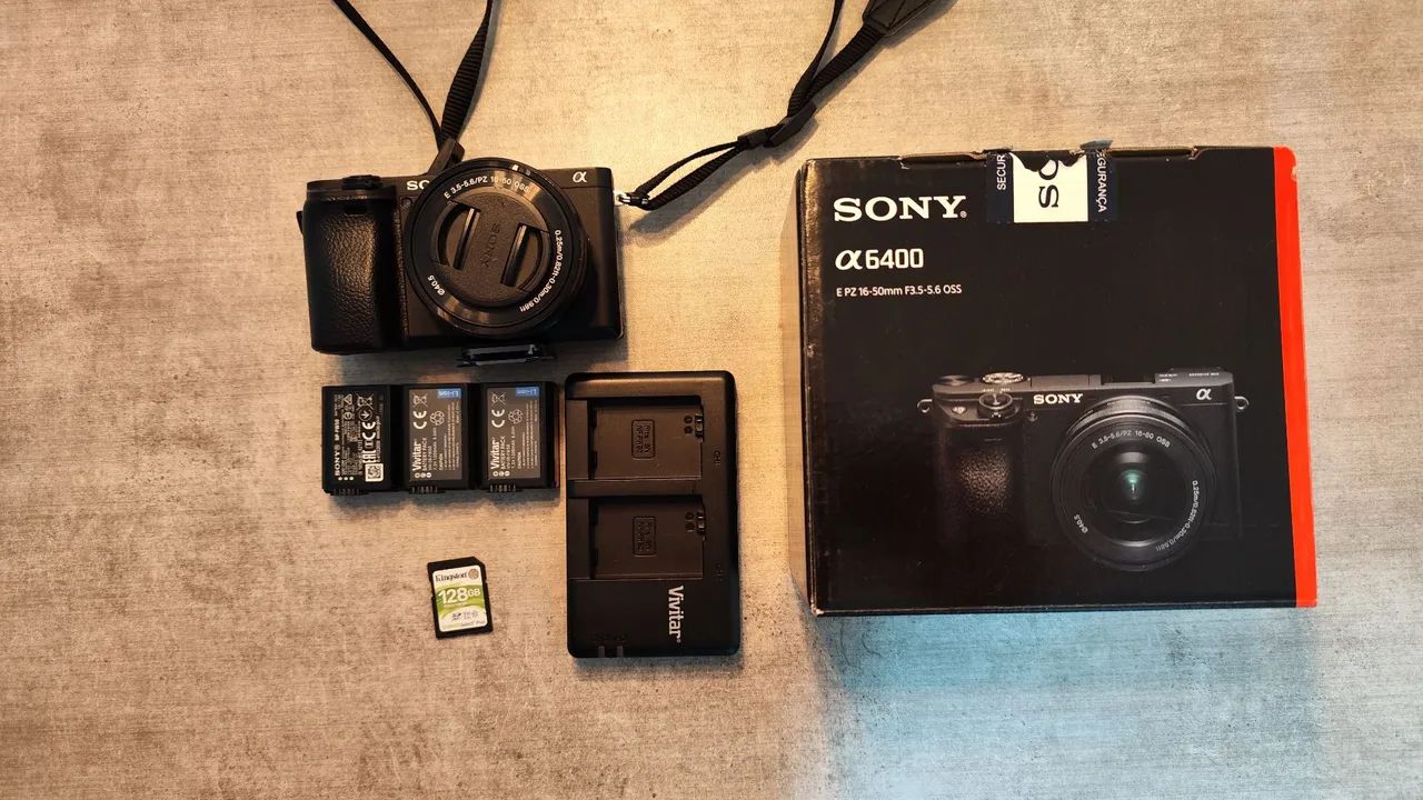 Câmera Sony A6400 + Lente 16-50mm - Foto 2