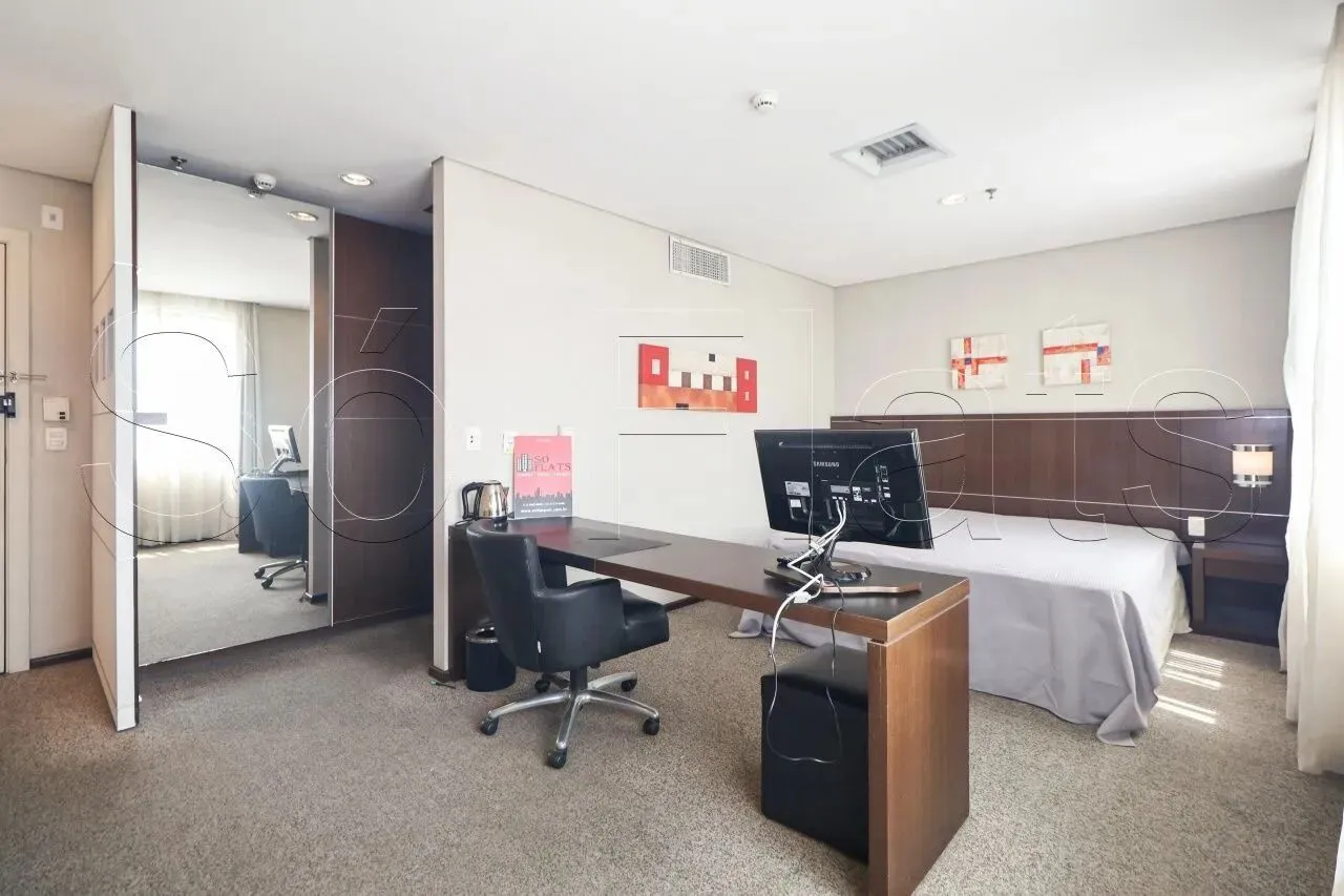 Studio Travel Inn Osasco disponível locação com 32m², 1 dorm e 1 vaga de garagem