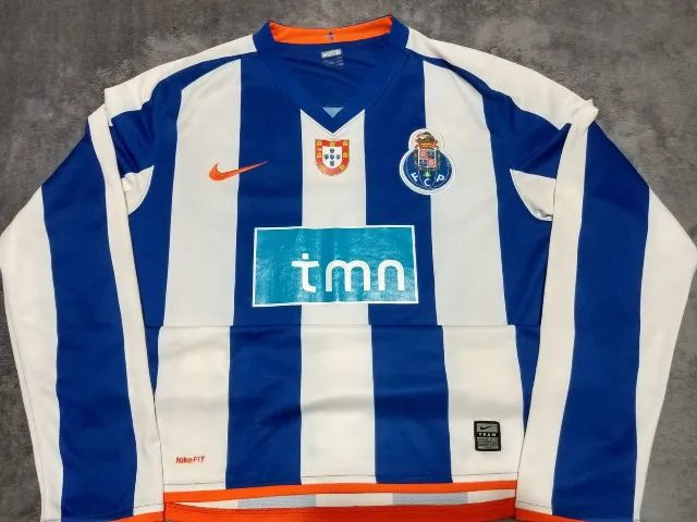 Camisa Oficial Porto Nike 2008-2009, longa, #8 (Lucho González). Praticamente impecável! - Foto 3