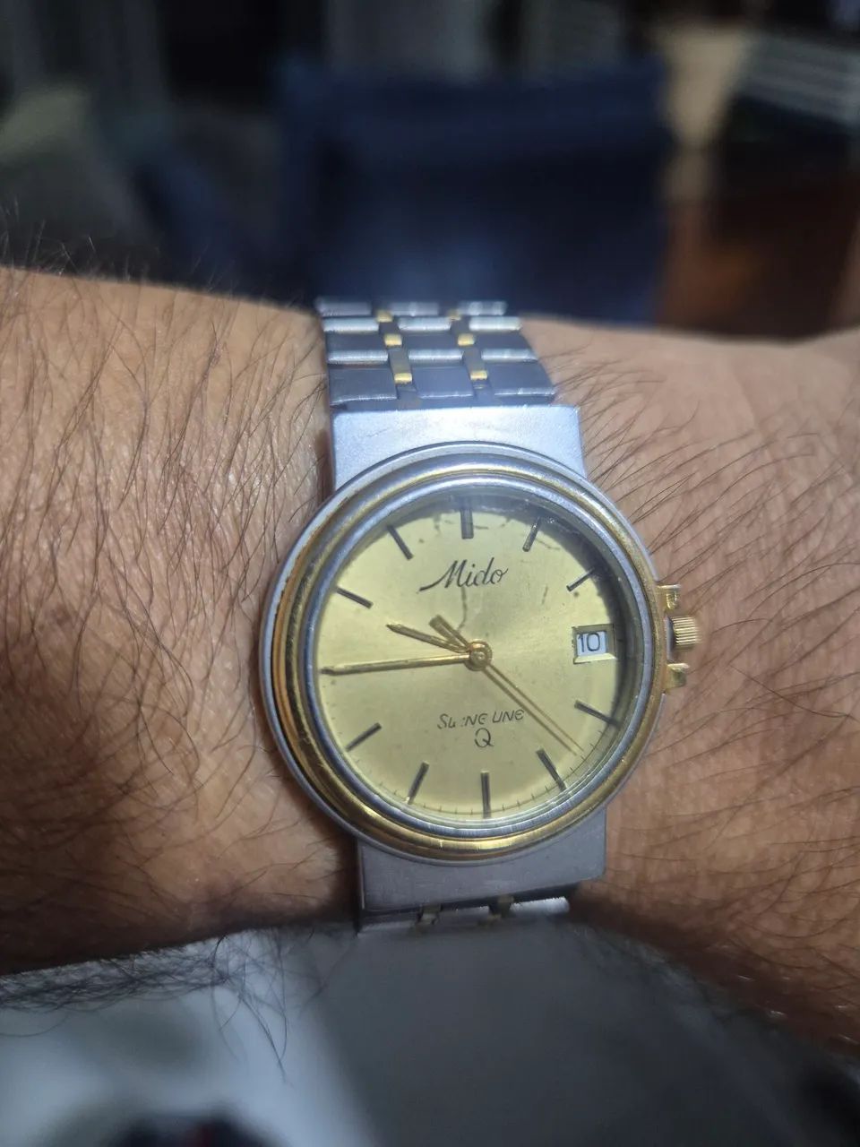 Relógio MIDO SWING LINE À QUARTZ   -   REVISADO/FUNCIONANDO PERFEITAMENTE - Foto 5