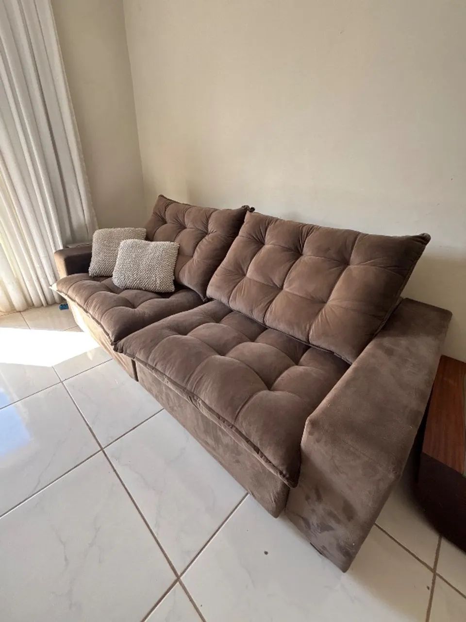 SOFÁ RETRÁTIL E RECLINÁVEL 2,50M - Foto 4