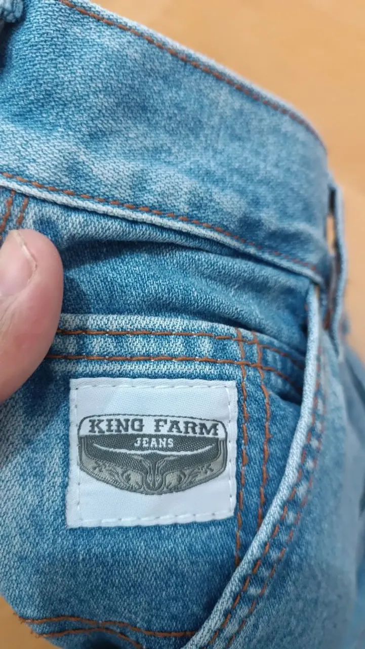 Calça jeans King Farm carpinteiro  - Foto 4