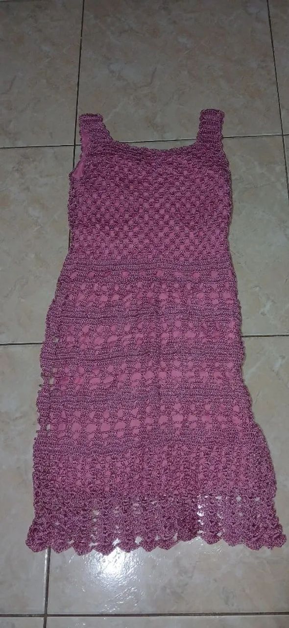 BAIXEI PRA VENDER Vendo vestidos de crochê   - Foto 4