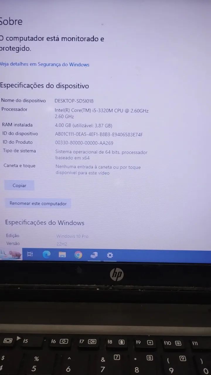 Notebook Hp ProBook i5 3ger - 4gb e HD Sata 500gb - Foto 4