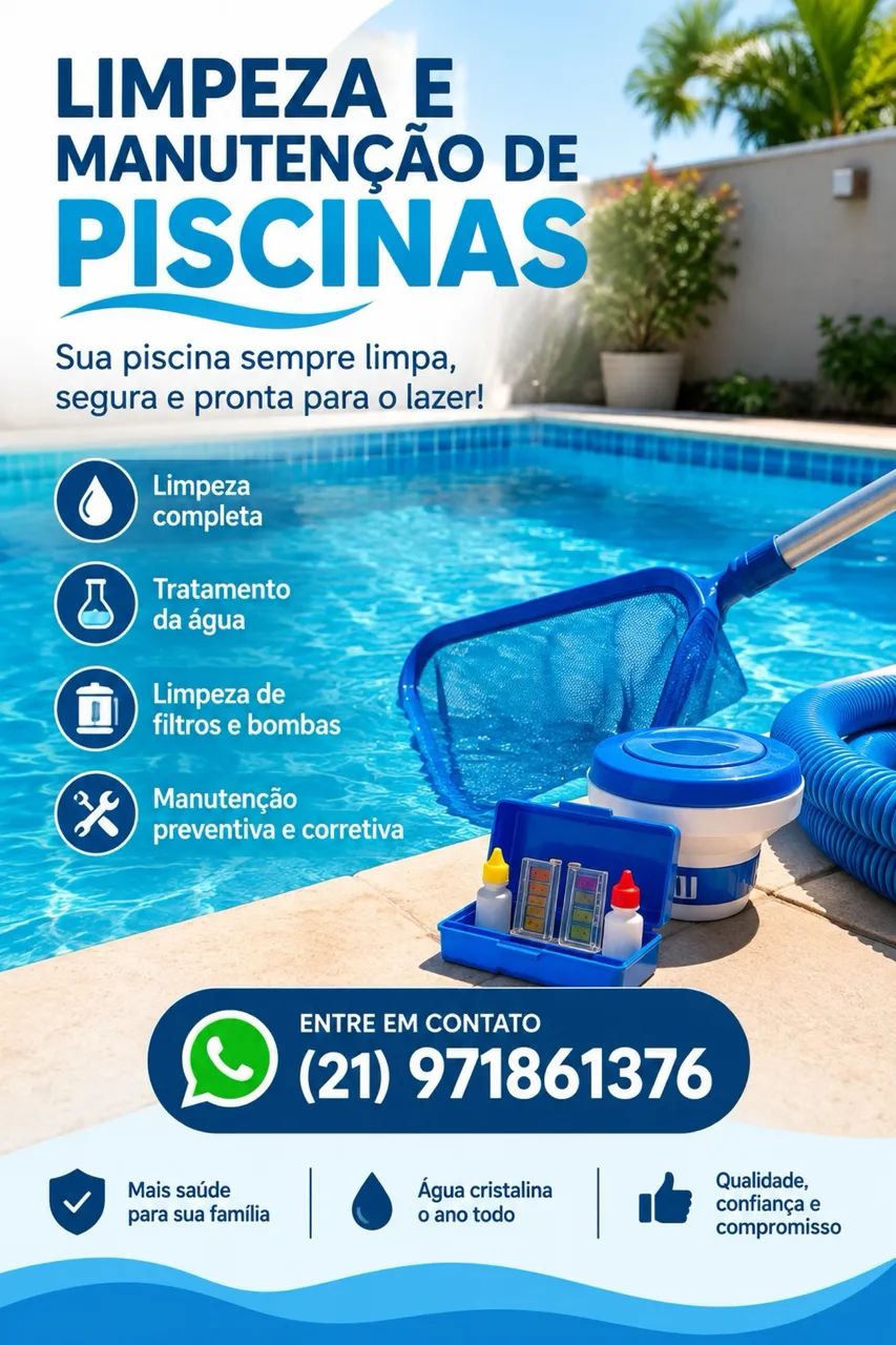 Limpeza de piscina Saquarema 