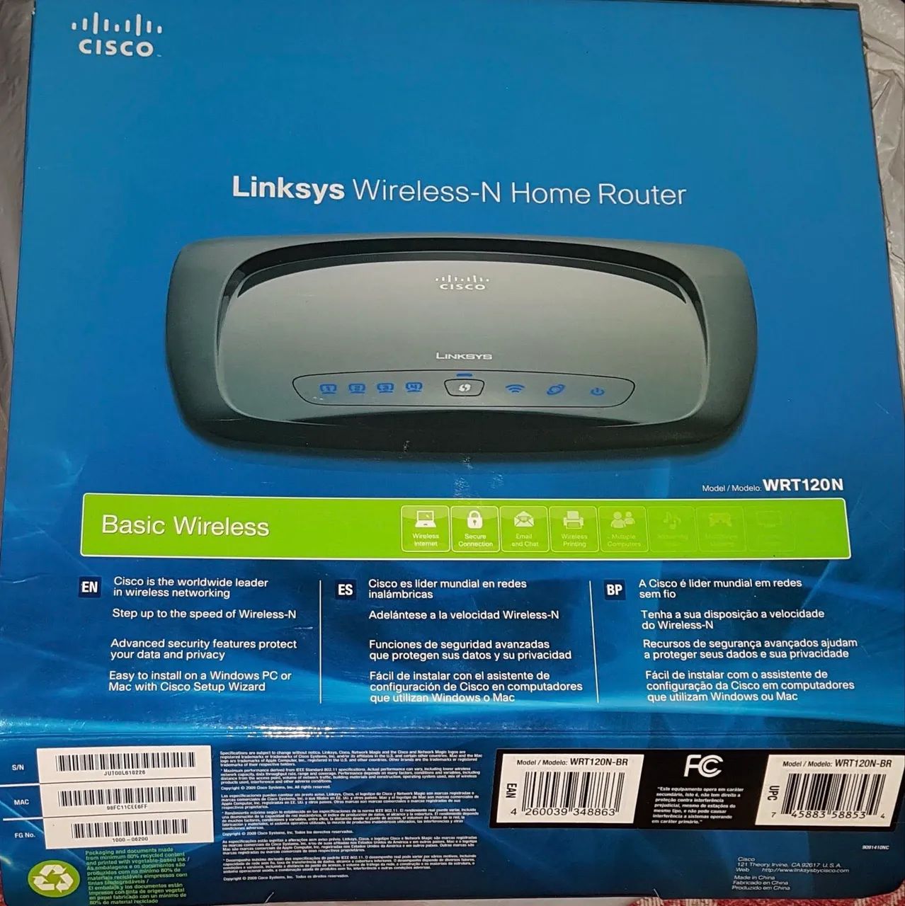 Roteador Cisco Linksys WRT120N - Foto 3