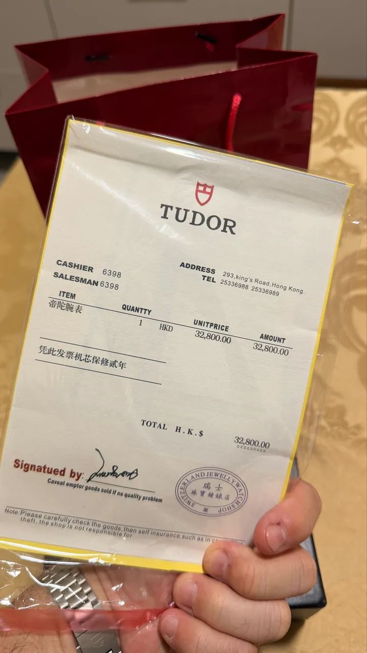 Caixa relógio Tudor completa - Foto 2