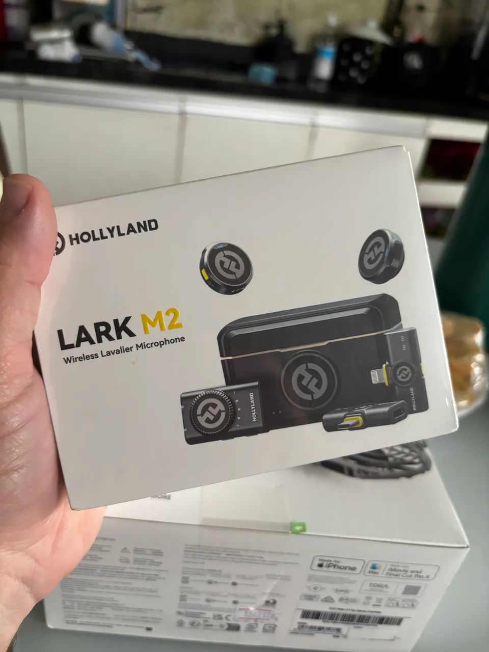 Microfone hollyland lark m2 combo completo 