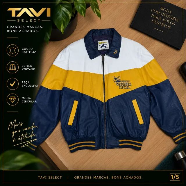 Jaqueta Vintage Georgia Tech