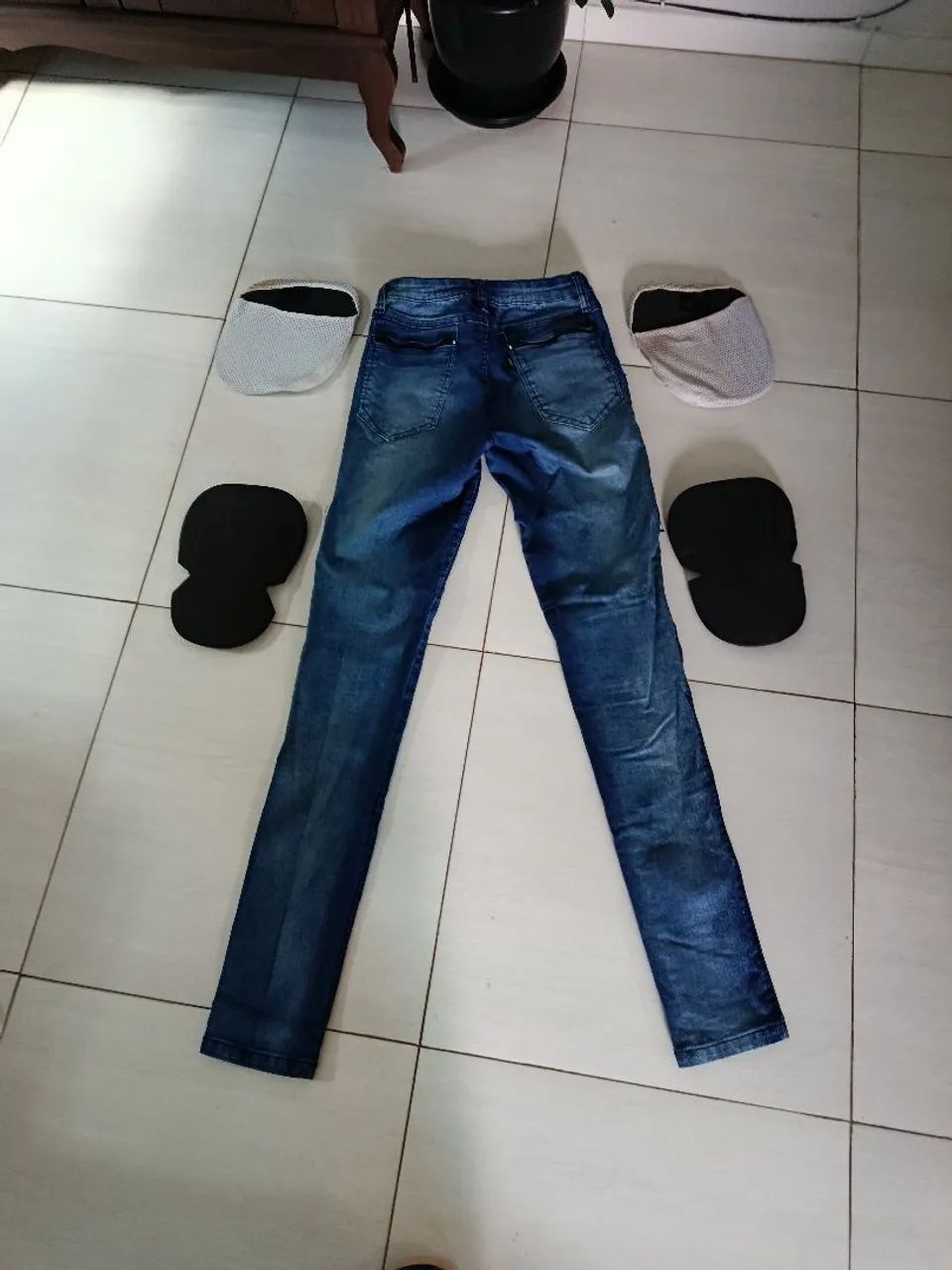 Calça motociclista feminina 38/40 - Foto 2