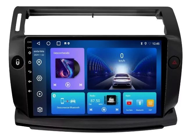 Central Multimidia Android C4 Pallas C4 Hatch 9 Polegadas 4GB/64GB Carplay sem fios!  - Foto 4