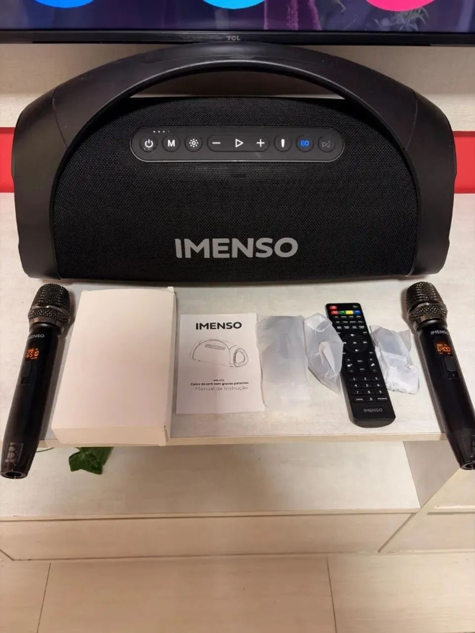 Caixa de som imenso com 200w bruta de potência com graves incríveis  - Foto 3