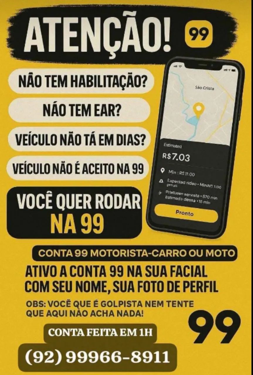 Ativação 99 MOTORISTA  - Foto 5