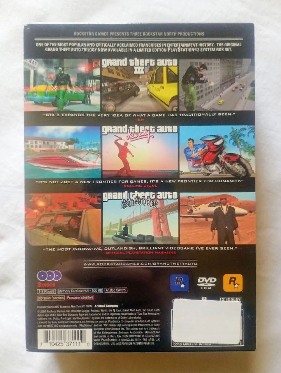 Jogos ps2 original LACRADO - GTA the trilogy - FAÇO OLX PAY