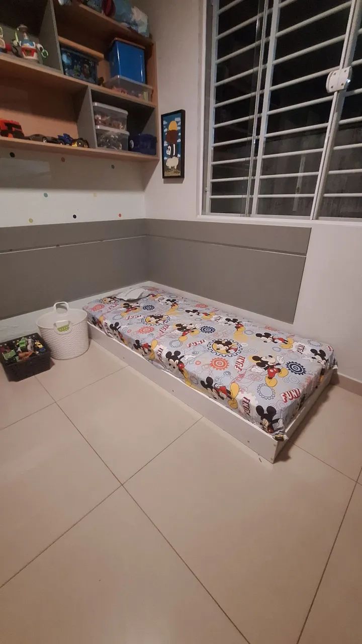 Cama baixa com colchão excelente - Foto 3