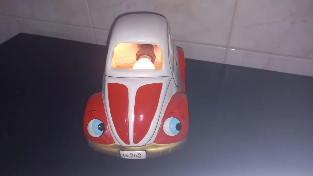 Abajur infantil com deynger carro  - Foto 3