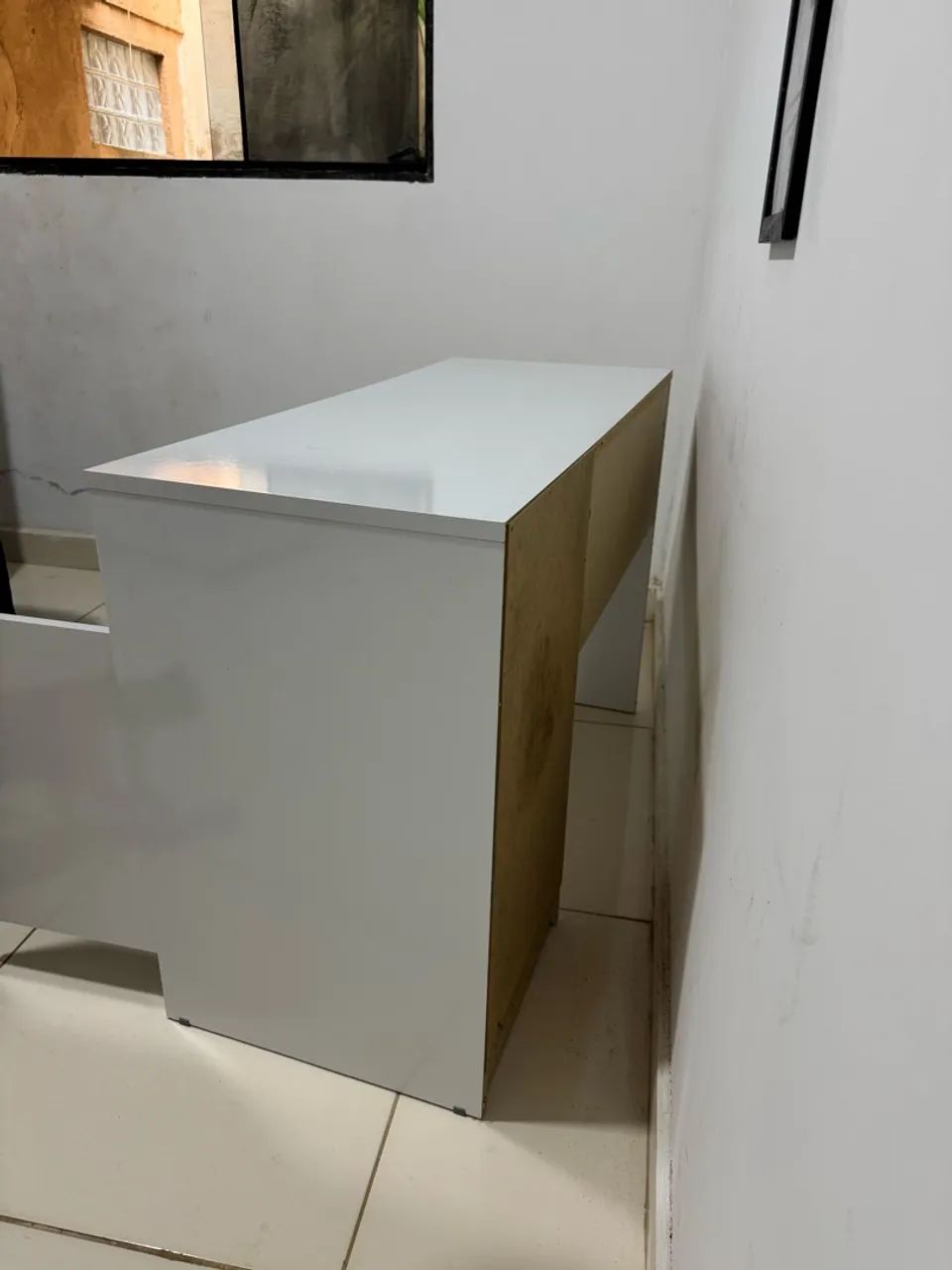 Escrivaninha com gaveta e armarinho  NOVO  - Foto 5