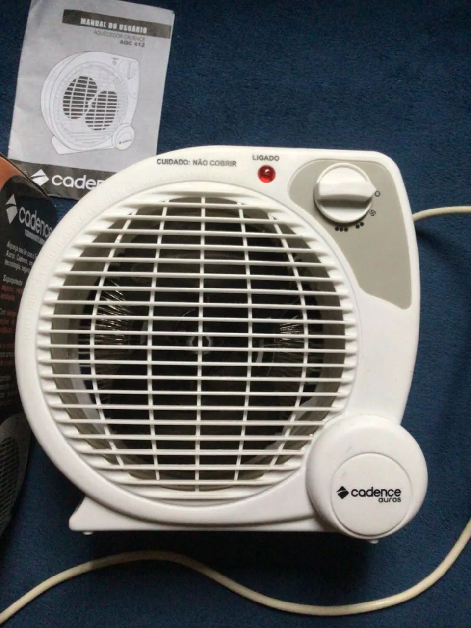 TERMOVENTILADOR AUROS CADENCE 3 EM 1 AQUECE DESUMIDIFICA E CIRCULA O AR