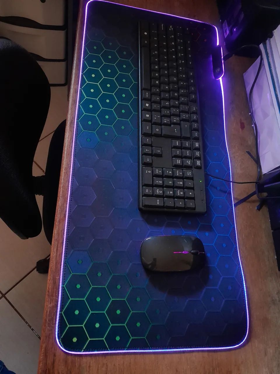 Mouse Pad Led RGB Grande 70x30 - Foto 2