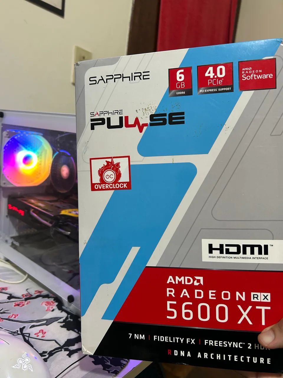 Placa de vídeo RX 5600xt - Foto 2