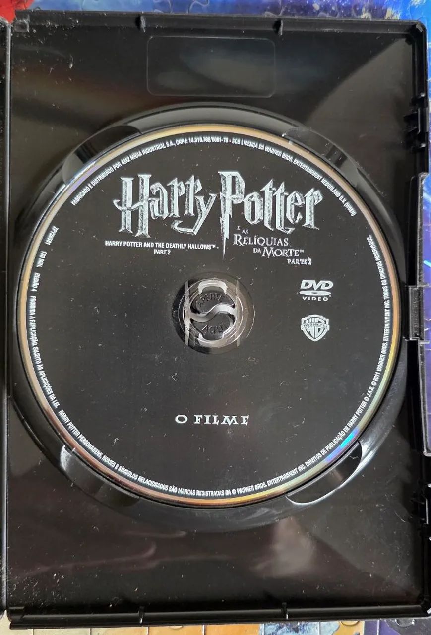 DVD Harry Potter e as Relíquias da Morte Parte 2 - Original Usado - Foto 3