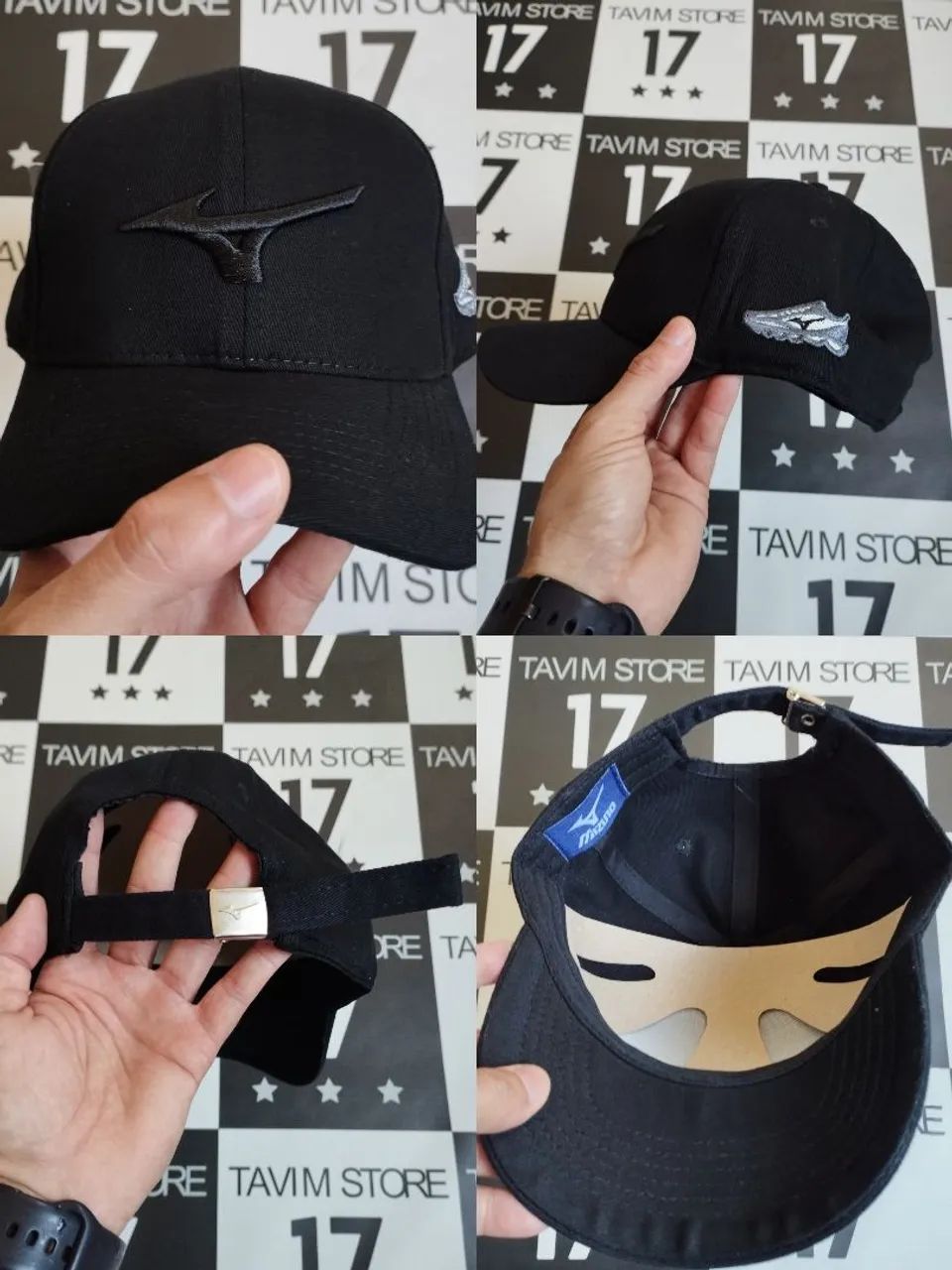 Boné Mizuno preto