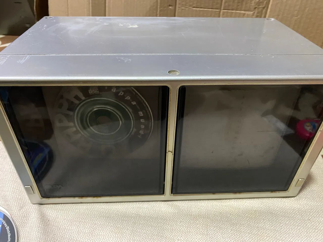 Porta cds dos compartimentos em acrílico, automático - Foto 3