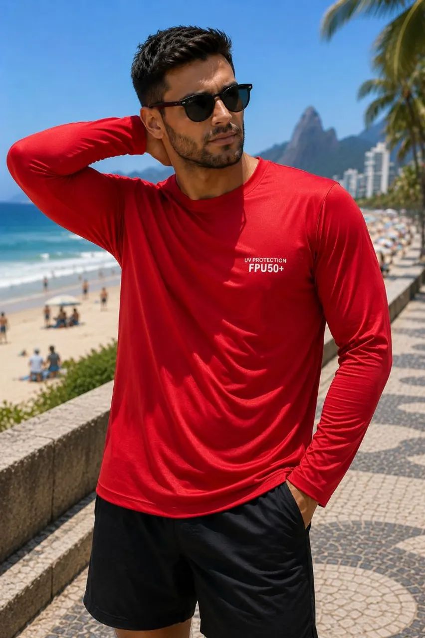 Camisa uv masculina - Foto 5