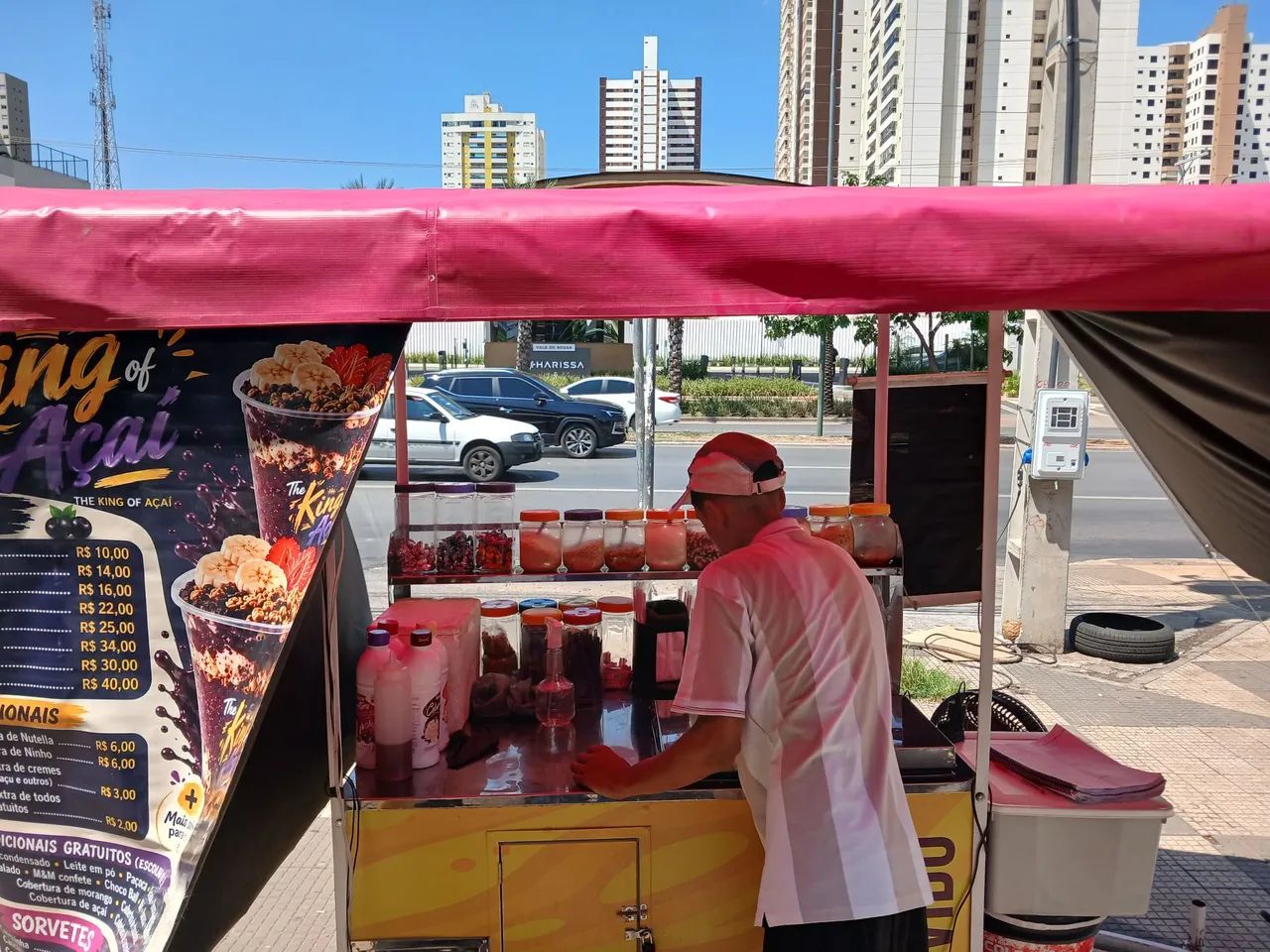 Carrinho de Açai com freezer e carretinha  - Foto 5