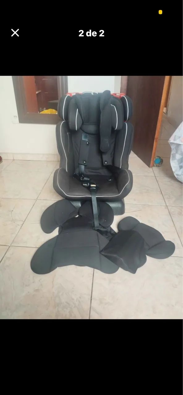 Cadeirinha e assento de elevação para auto Burigotto Infinity - 0 a 36 kg