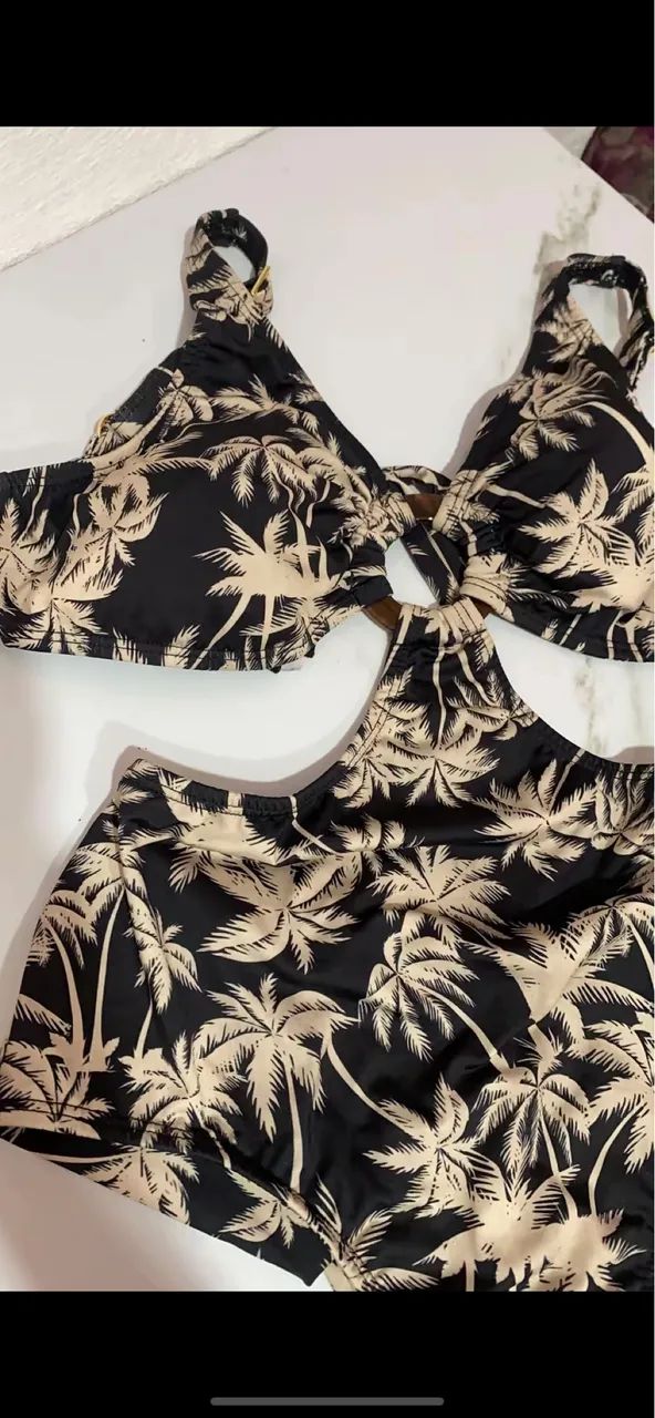 Maiô coqueiros Veste M e G Lindo - Foto 2