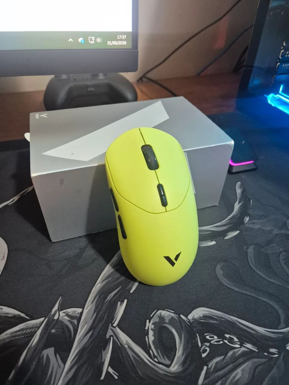 Rapoo VT2 Max Amarelo + Base de carregamento - Foto 3