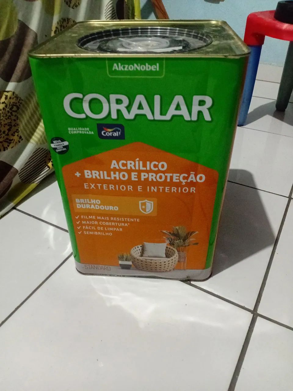 Tinta coralar areia