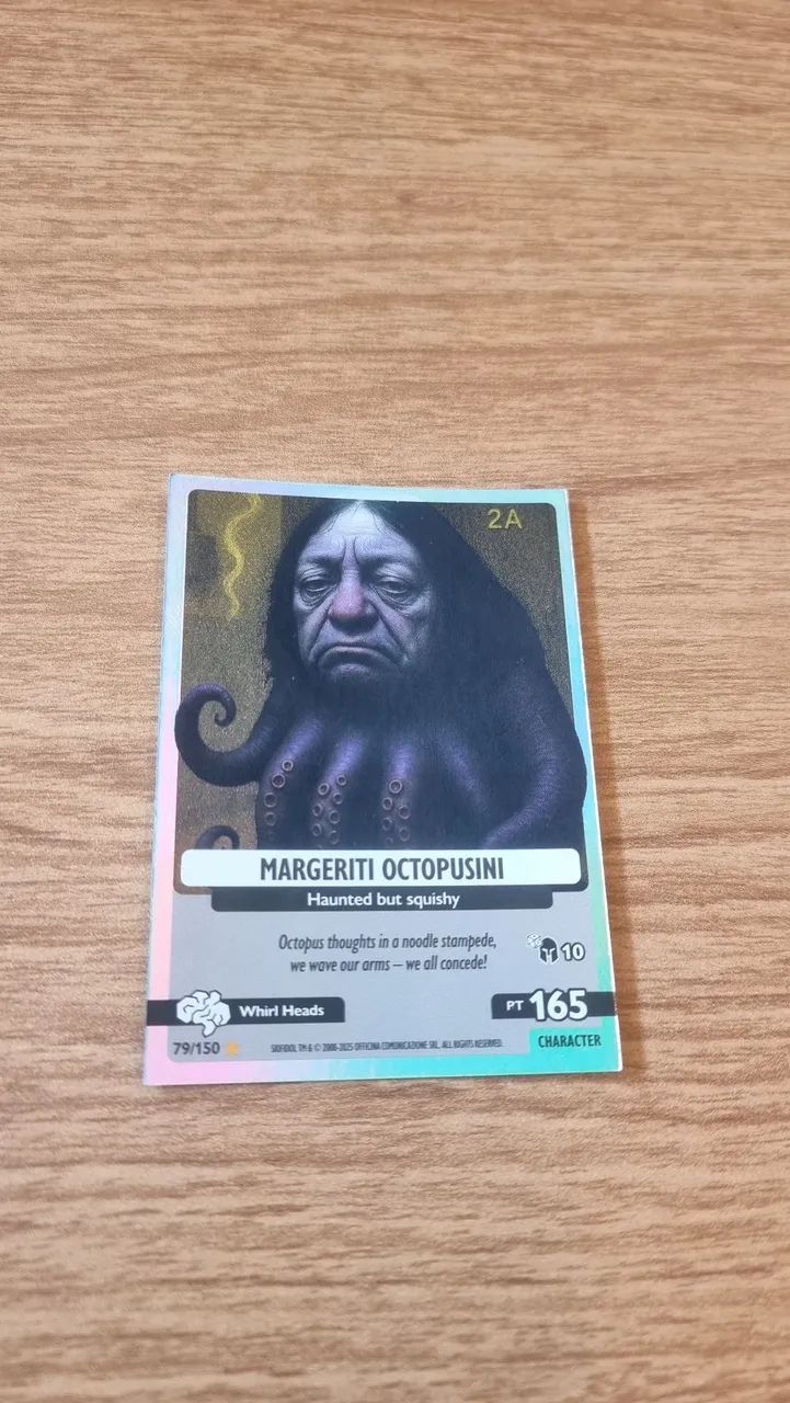 Brainrot Margeriti Octopusini - Carta Holográfica Rara (PT 165)