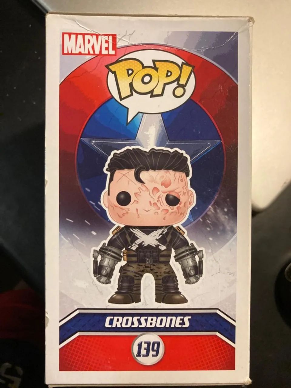 Funko Pop Marvel Crossbones Unmasked 139 - Foto 3