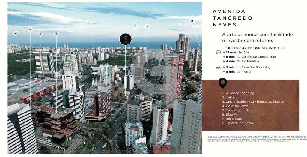 Apartamento 1 quarto com varanda e cheio de personalidade no Art Studio Tancredo no Caminh - Foto 2