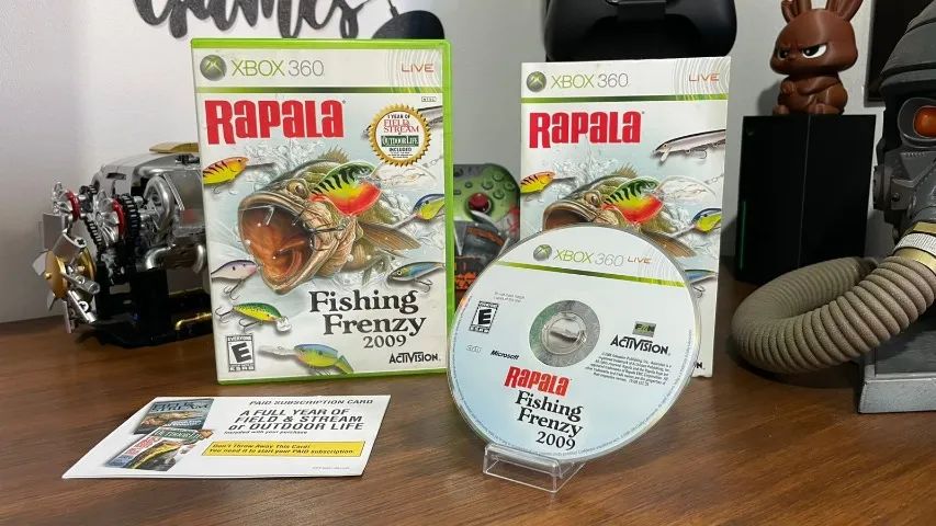 RAPALA 2009 XBOX 360 MIDIA FISICA