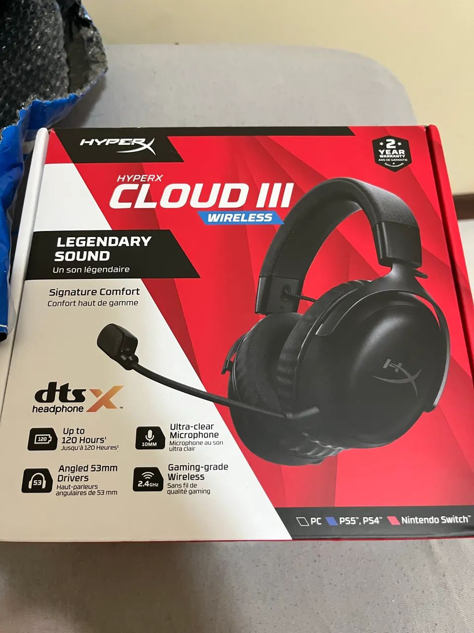 Hyperx cloud 3 Wireless na Garantia 428513190394603523