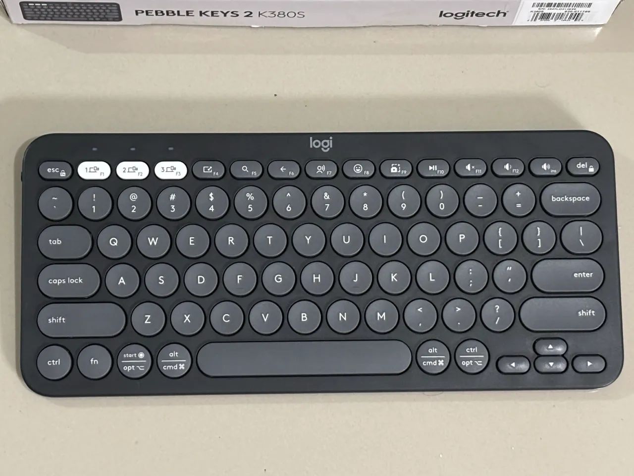 Teclado Logitech Pebble K380S Bluetooth  - Foto 2