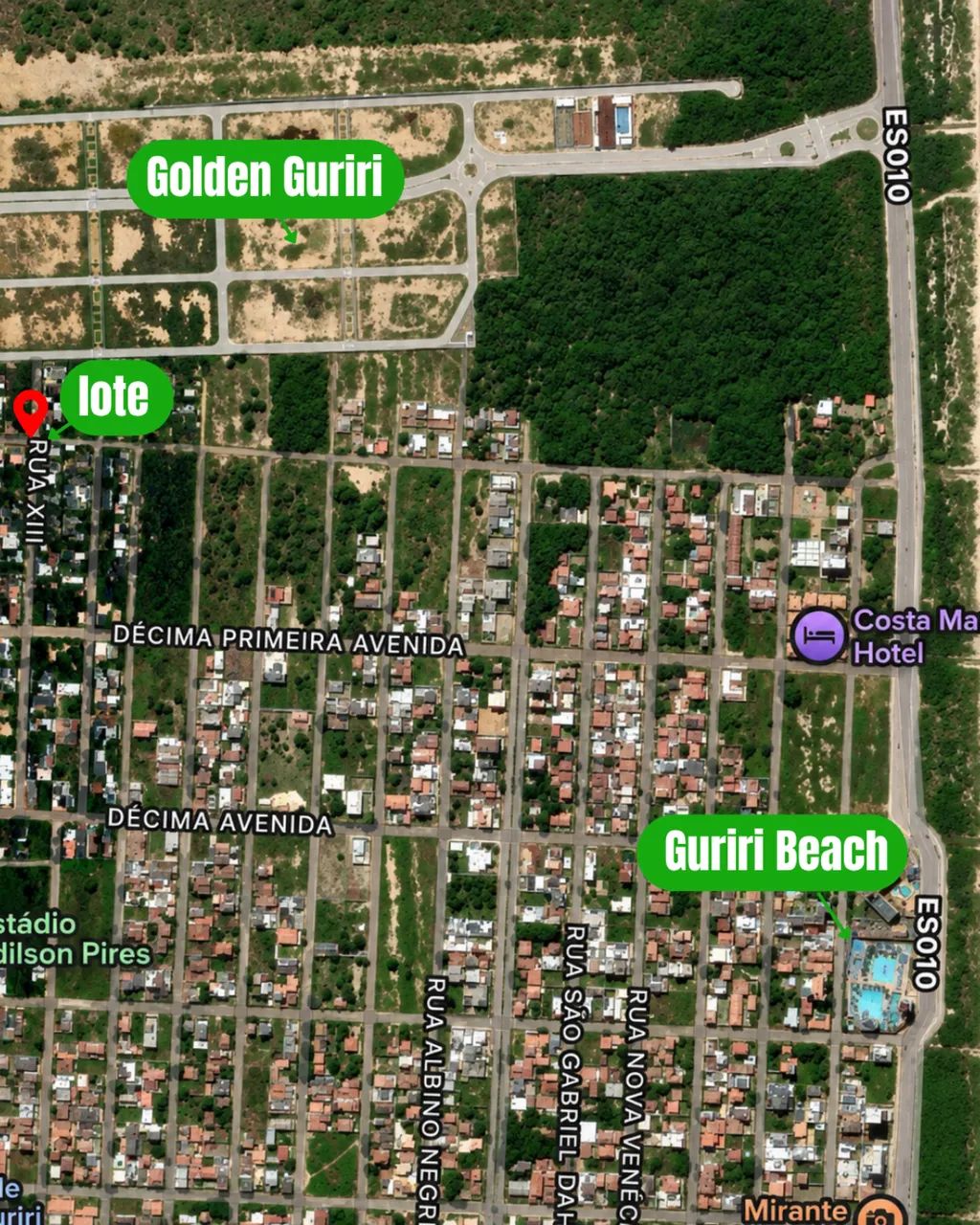 Meio lote Guriri lado norte - Foto 3