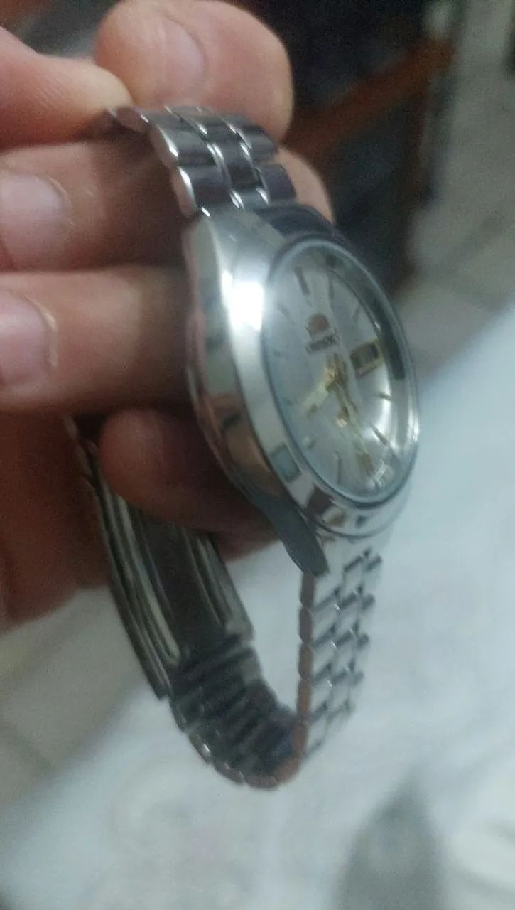 RELÓGIO ORIENT CRYSTAL AUTOMÁTICO JAPAN IMPECÁVEL  - Foto 4