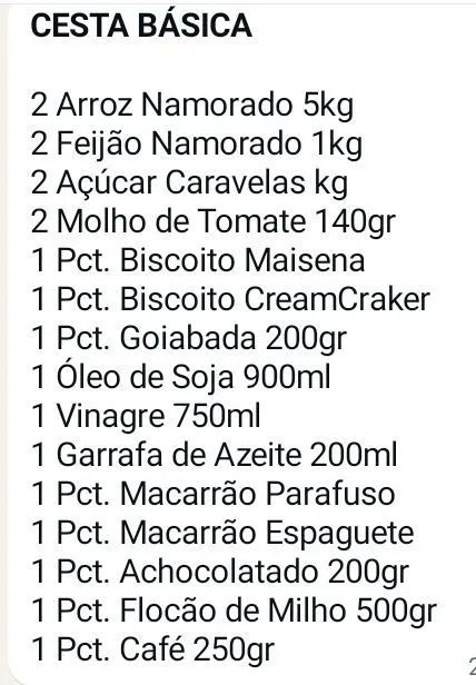 Cesta básica  - Foto 2
