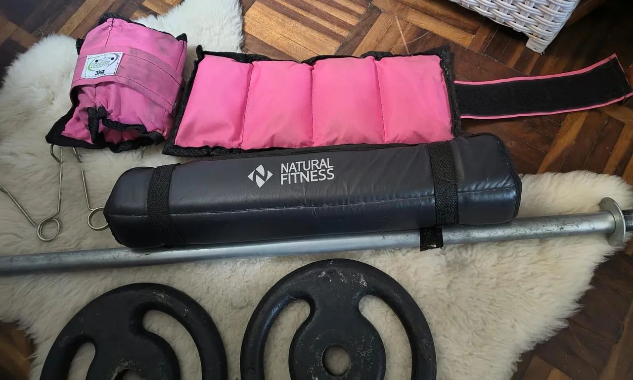 Halter - Barra e pesos - Foto 2