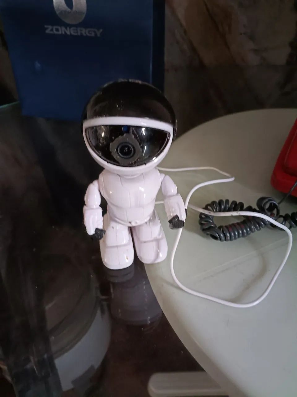 Câmera boneco robo wifi