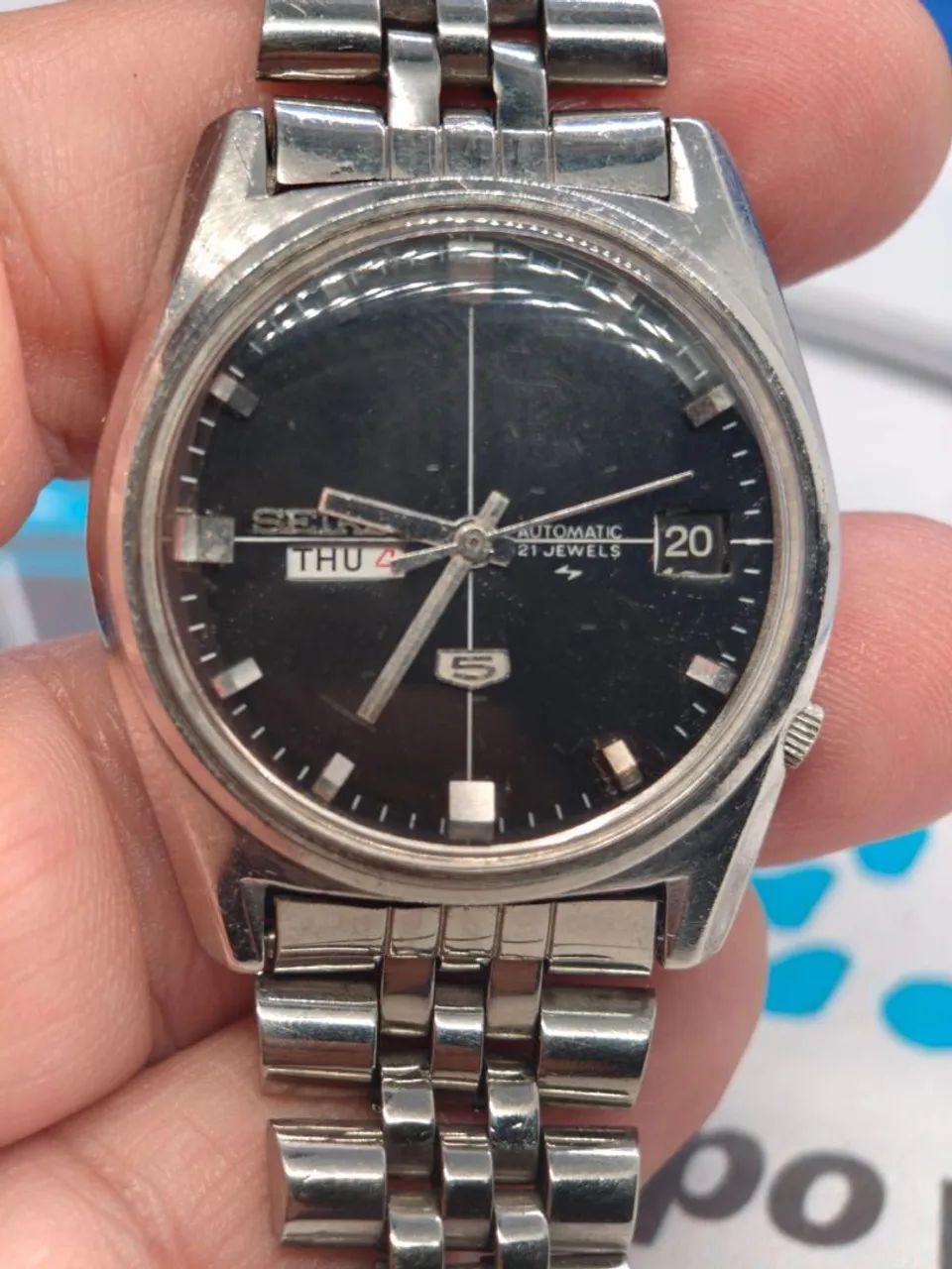 RELOGIO SEIKO 6119 2 janelas