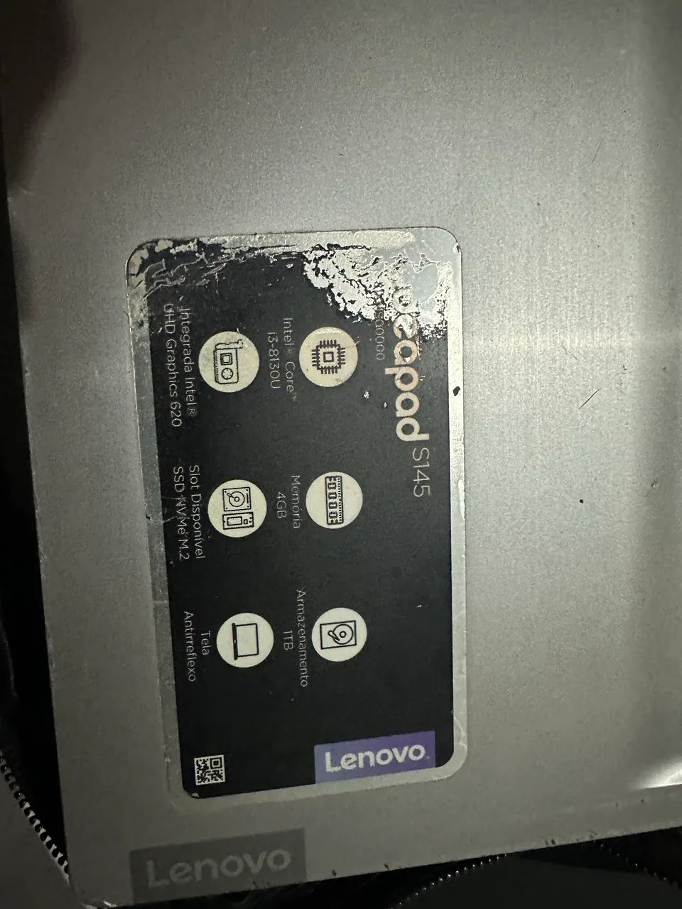 NOTEBOOK LENOVO IDEAPAD S145 i3 8 GERAÇÃO | SSD M2 256GB | ACEITO TROCA / PROPOSTA - Foto 4