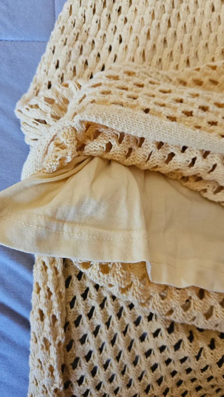 Vestido amarelo croche - Foto 4