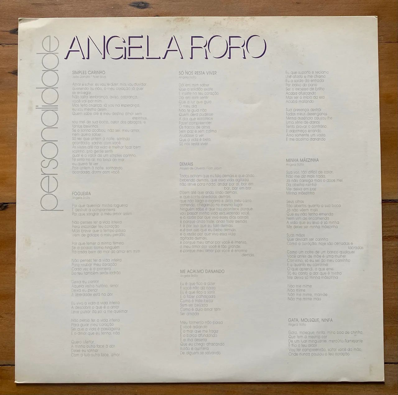Disco de vinil (LP) Angela Ro Ro - Personalidade - Foto 4