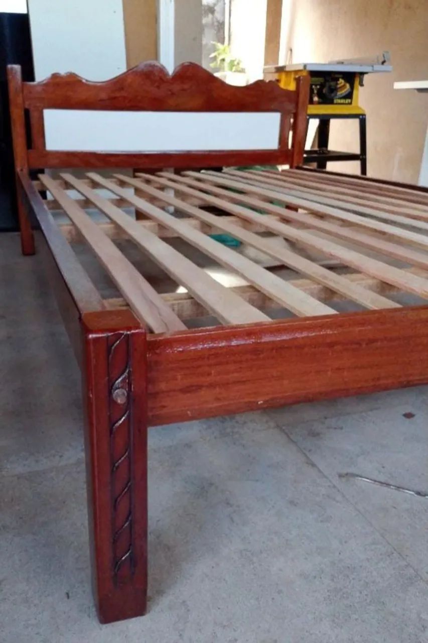 CAMA CASAL TRABALHADA (EM CASTANHAL) - Foto 2